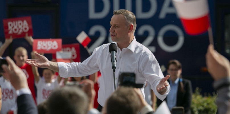Prezydent RP Andrzej Duda - spotkanie w Solcu Kujawskim - 9.06.2020. Fot. Jacek Nowacki