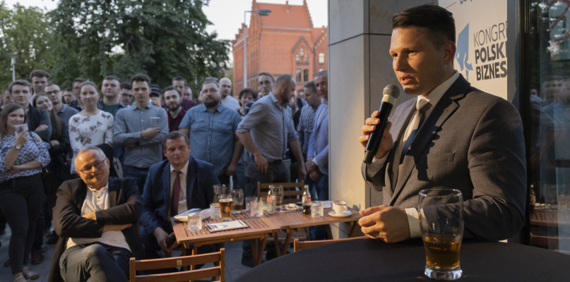 Piwo z Mentzenem w Bydgoszczy - 22.07.2020. Fot. Jacek Nowacki