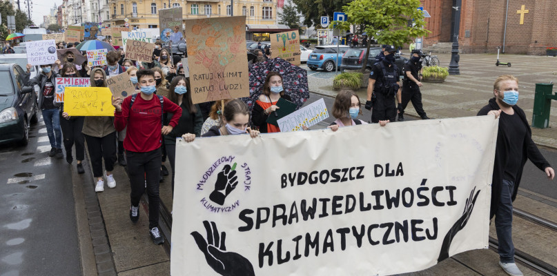Młodzieżowy Strajk Klimatyczny - 25.09.2020. Fot. Jacek Nowacki
