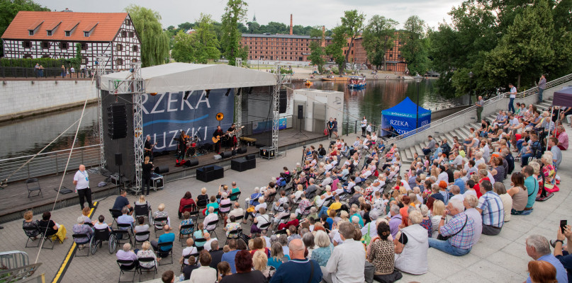 Orkiestra Samanta zagrała na pierwszym koncercie Rzeki Muzyki edycji 2021. Fot. Jacek Nowacki