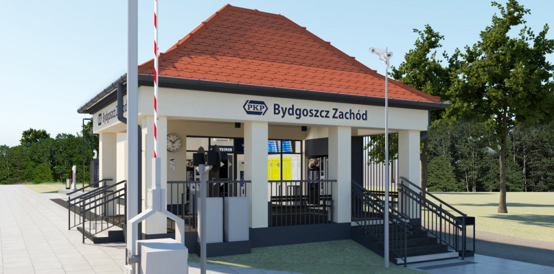 Wizualizacja dworca Bydgoszcz Zachód