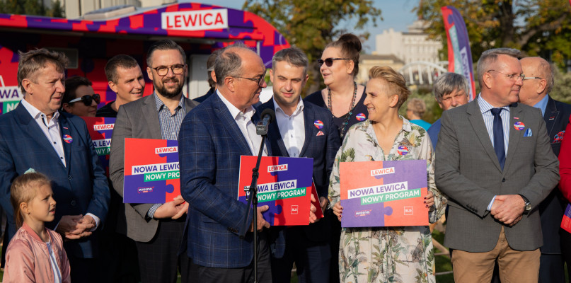 Nowa Lewica z nowym programem na Wyspie Młyńskiej. Fot. Jacek Nowacki