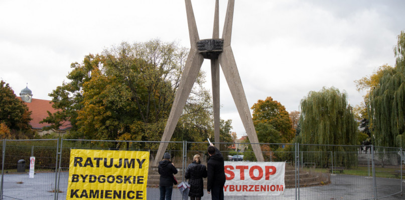 Pomnik Tysiąclecia Państwa Polskiego zniknie z krajobrazu miasta jeszcze w tym miesiącu. Fot. jacek Nowacki