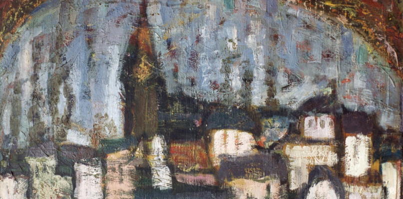 Irena Kużdowicz, Miasteczko, 1961, fragment 