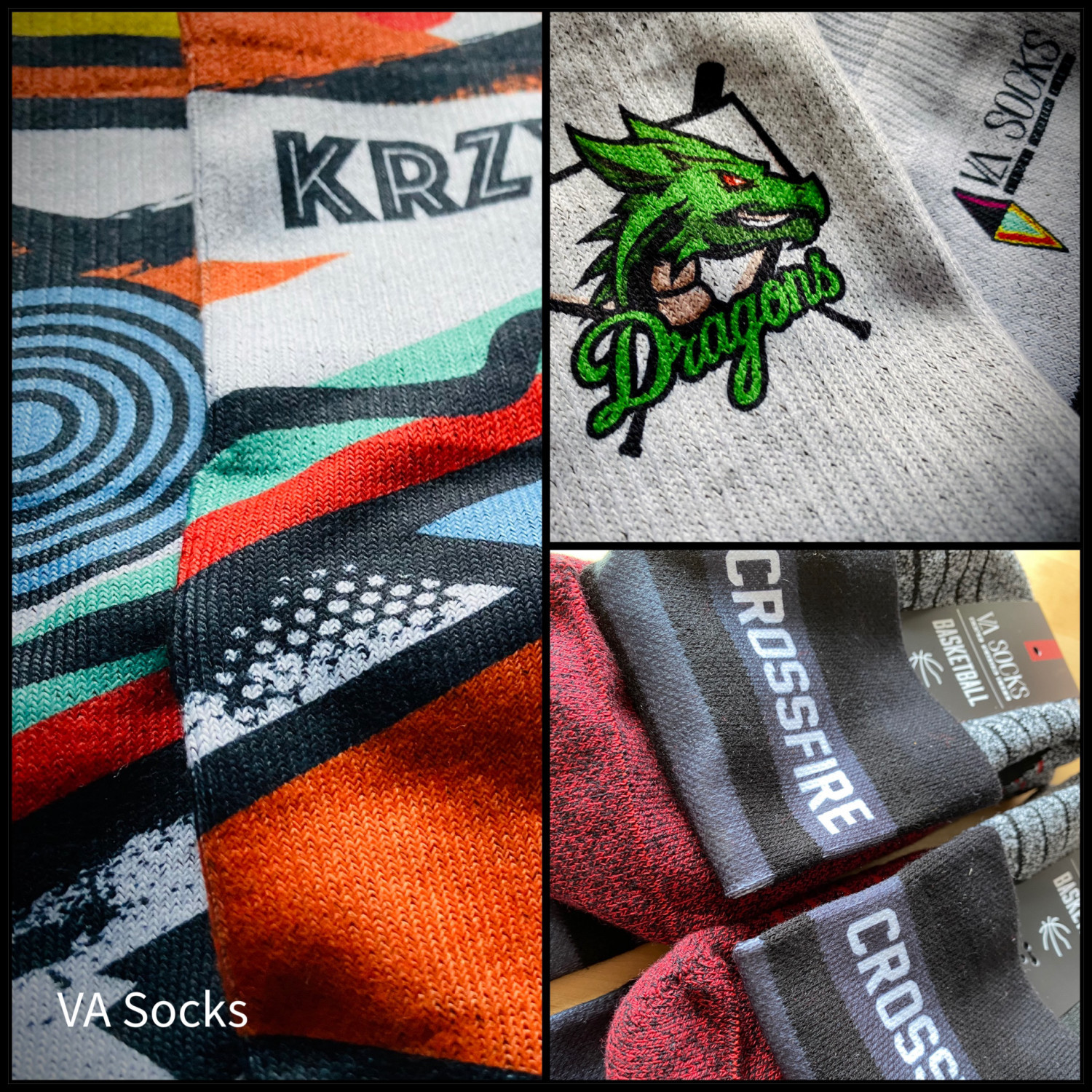 Skarpety na zamówienie z własną grafiką VA Socks